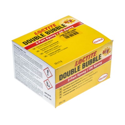 Double Bubble Epoxy Liquid Adhesive, Yellow, 150 g, Fast Setting, 100°C Max Operating Temperature 1303596