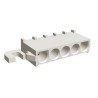 TE Connectivity Universal MATE-N-LOK Series Right Angle Through Hole PCB Header, 5 Contact(s), 6.35 mm Pitch, 1 1-350945-0