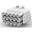 TE Connectivity Universal MATE-N-LOK Male Connector Housing 15 Way 3 Row 6.35mm Pitch 33.02mm Length 27.43mm Width 350736-4