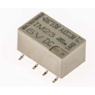TE Connectivity Surface Signal Relay 5V dc Coil 2A DPDT IM23GR 2-1462039-9