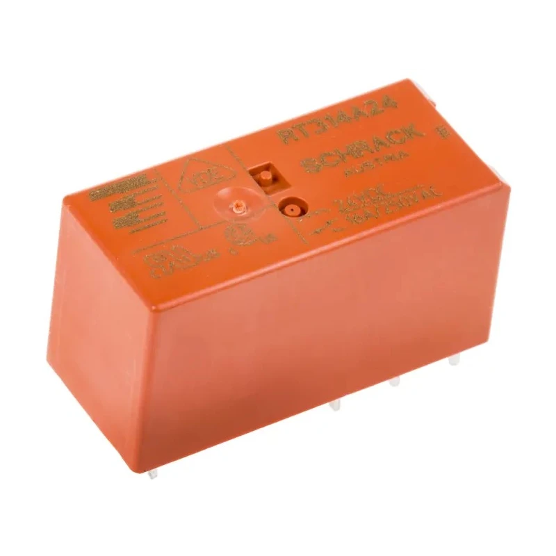 TE Connectivity SCHRACK PCB Power Relay 24V dc Coil 16A Switching Current SPDT RT314A24