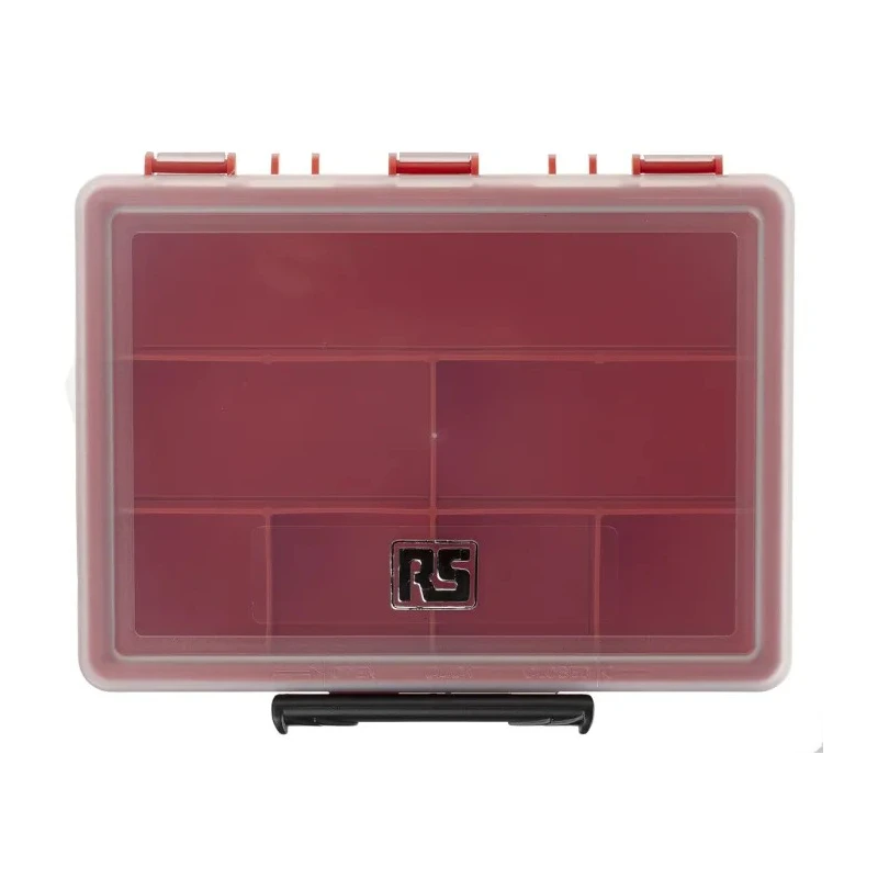 RS PRO 7 Cell Red Polypropylene Compartment Box, 32 mm Height x 175 mm Width x 143 mm Depth 515-552