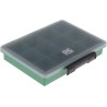 RS PRO 12 Cell Green Polypropylene Compartment Box, 32 mm x 175 mm x 143 mm 515-568