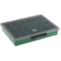 RS PRO 18 Cell Green Polypropylene Compartment Box, 43 mm x 240 mm x 195 mm 108454