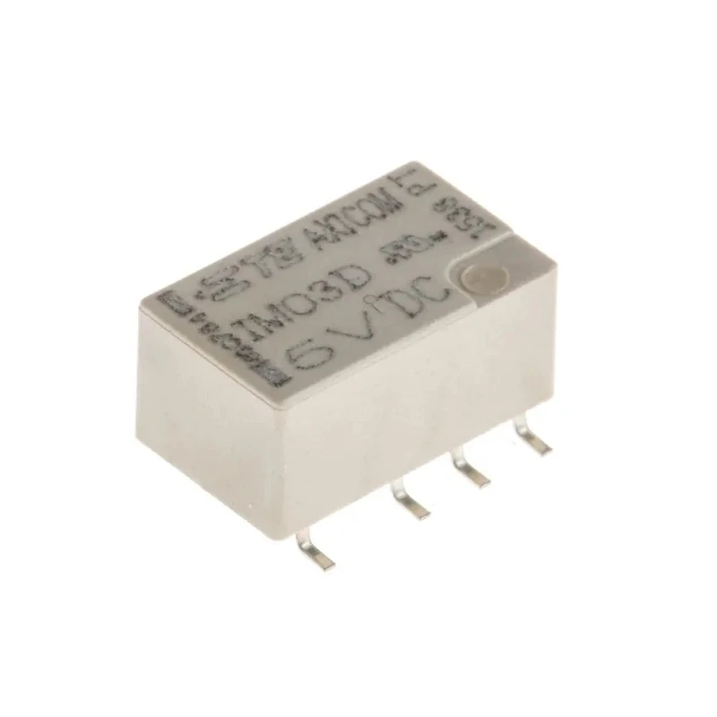 TE Connectivity PCB Power Relay 5V DC Coil, 5A Switching Current, DPDT Contact Configuration, Surface 9-1462038-9 IM03DGR