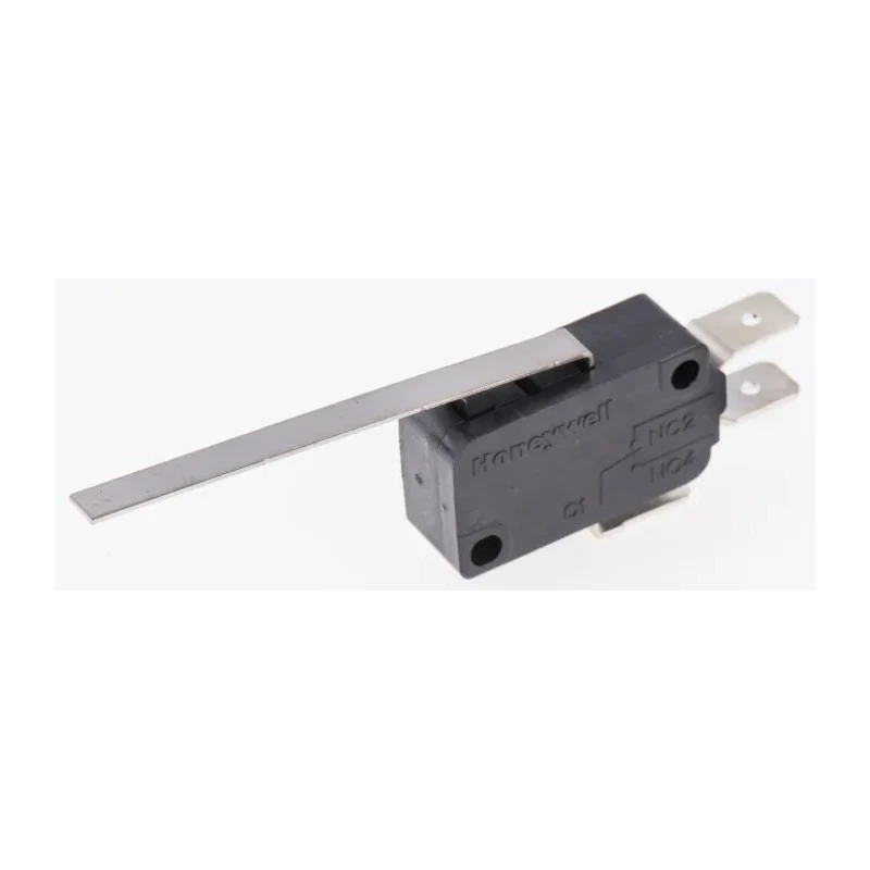 Honeywell Technologies Long Leaf Lever Micro Switch, Quick Connect Terminal, 16A, 250V AC, SPDT, IP67 V15H16-CZ100A03