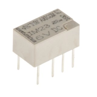 TE Connectivity PCB Signal Relay 5V dc Coil, 2A, DPDT, IM23TS 3-1462039-0