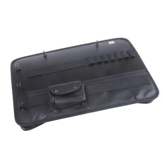 RS PRO Plastic Tool Case with 2 Compartments, Movable Trays, Dimensions 476 x 352 x 140 mm, Black 515-704