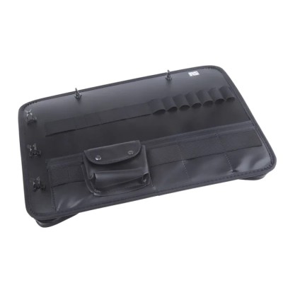 RS PRO Plastic Tool Case with 2 Compartments, Movable Trays, Dimensions 476 x 352 x 140 mm, Black 515-704