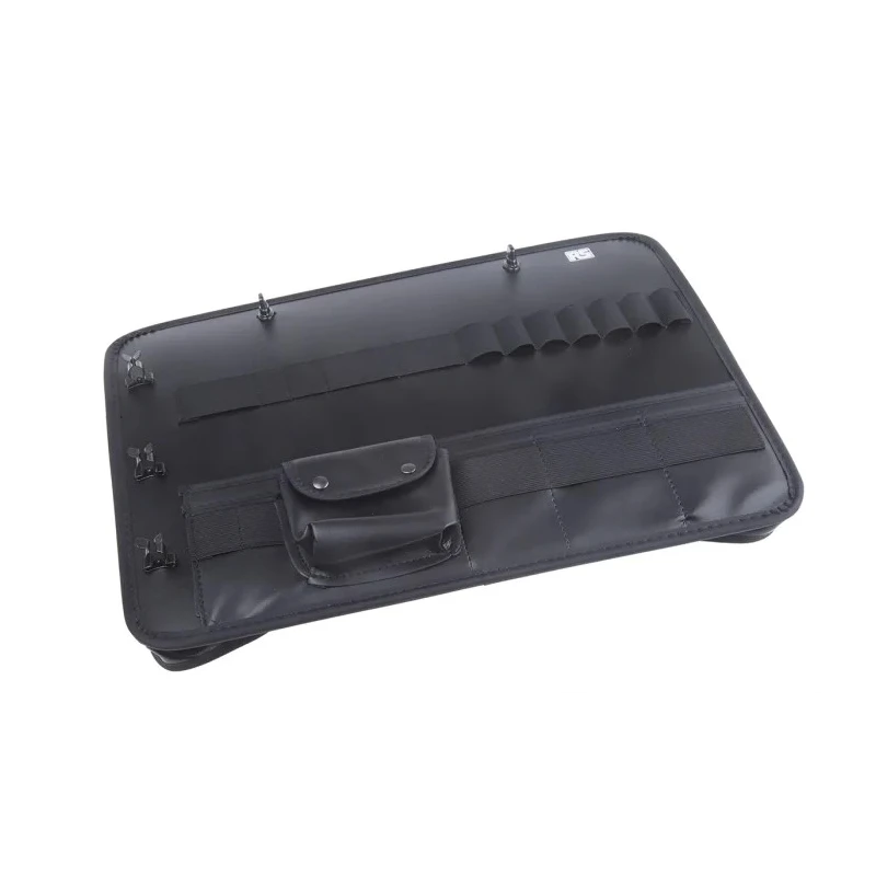 RS PRO Plastic Tool Case with 2 Compartments, Movable Trays, Dimensions 476 x 352 x 140 mm, Black 515-704