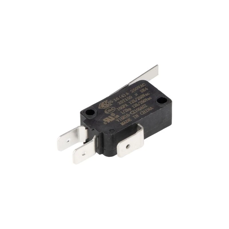 Honeywell Technologies Leaf Lever Micro Switch, Quick Connect Terminal, 16A, 250V AC, SPDT, IP67 V15H16-CZ100A02
