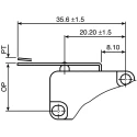 Honeywell Technologies Leaf Lever Micro Switch, Quick Connect Terminal, 16A, 250V AC, SPDT, IP67 V15H16-CZ100A02
