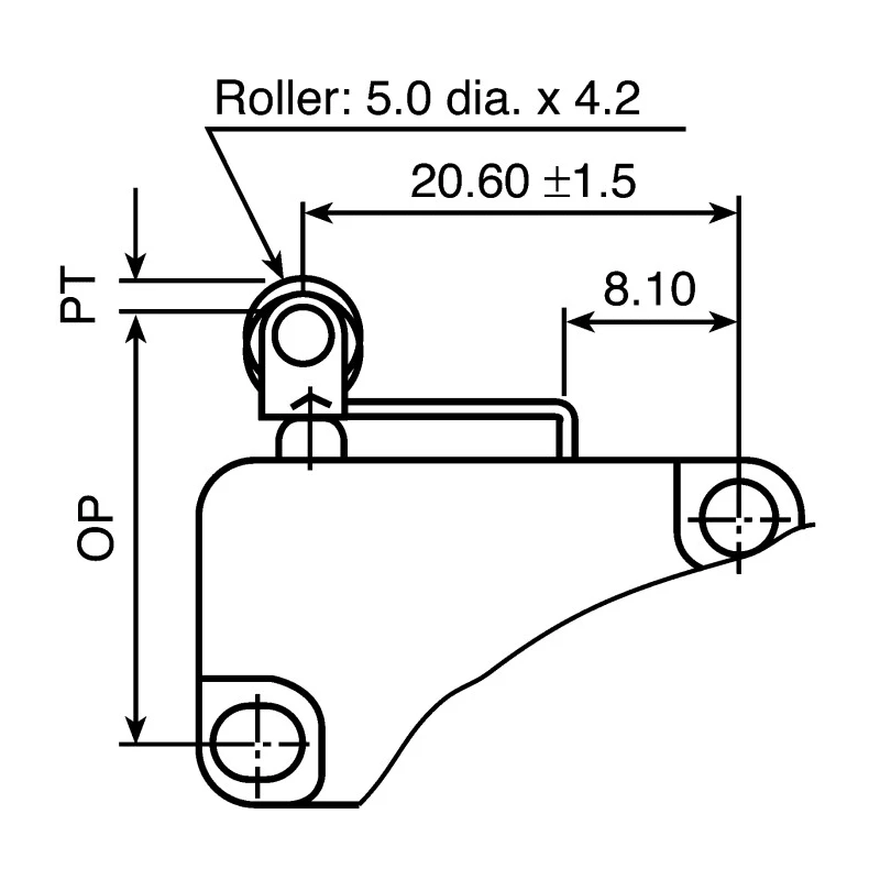 Honeywell Technologies Short Roller Lever Micro Switch 22A 250V AC SPDT IP67 V15H22-CZ100A05