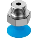 Festo 15 mm Flat Polyurethane Suction Cup, Vacuum Port Connection G 1/8, 8.5N Holding Force VAS-15-1/8-PUR-B