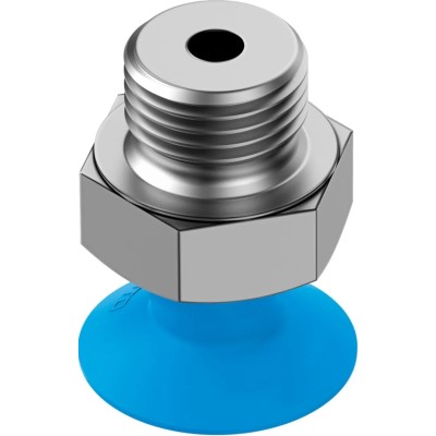 Festo 15 mm Flat Polyurethane Suction Cup, Vacuum Port Connection G 1/8, 8.5N Holding Force VAS-15-1/8-PUR-B