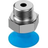 Festo 15 mm Flat Polyurethane Suction Cup, Vacuum Port Connection G 1/8, 8.5N Holding Force VAS-15-1/8-PUR-B