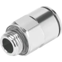 Festo Pneumatic Fitting Threaded-to-Tube Male G 1/8 Connection, 8mm Tubing Outside Diameter NPQM-D-G18-Q8-P10