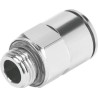 Festo Pneumatic Fitting Threaded-to-Tube Male G 1/8 Connection, 8mm Tubing Outside Diameter NPQM-D-G18-Q8-P10