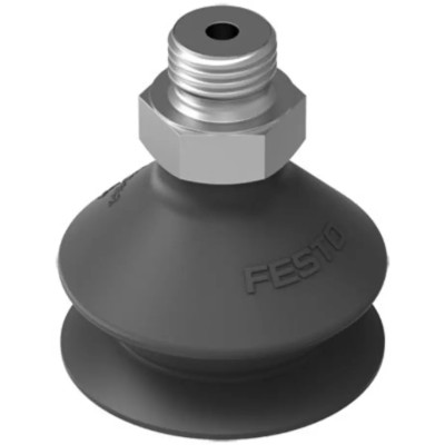 Festo 30 mm Bellow Nitrile Rubber (NBR) Suction Cup 1/8 in VASB-30-1/8-NBR