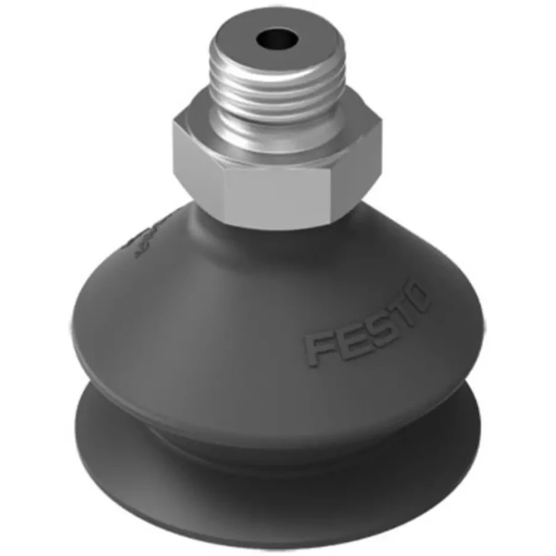 Festo 30 mm Bellow Nitrile Rubber (NBR) Suction Cup 1/8 in VASB-30-1/8-NBR