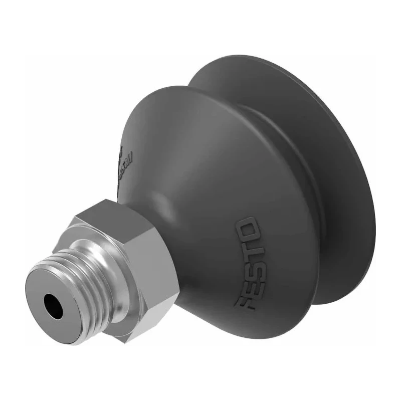 Festo 30 mm Bellow Nitrile Rubber (NBR) Suction Cup 1/8 in VASB-30-1/8-NBR