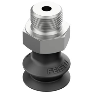 Festo 15 mm Bellow Nitrile Rubber (NBR) Suction Cup G 1/8 VASB-15-1/8-NBR