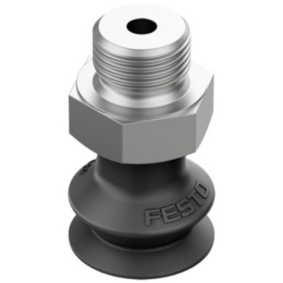 Festo 15 mm Bellow Nitrile Rubber (NBR) Suction Cup G 1/8 VASB-15-1/8-NBR