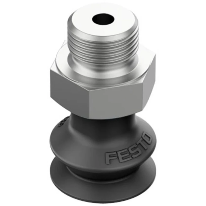 Festo 15 mm Bellow Nitrile Rubber (NBR) Suction Cup G 1/8 VASB-15-1/8-NBR