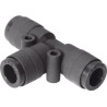Festo Pneumatic Tee Tube-to-Tube Adapter Push-in Fitting 6 mm QST-V0-6
