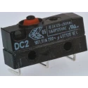 ZF Button Micro Switch Pre-Wired Terminal 10.1A 250V ac SPDT IP6K7 DC2C-K9AA