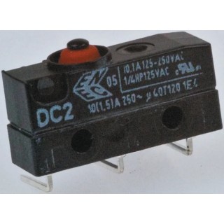 ZF Button Micro Switch Pre-Wired Terminal 10.1A 250V ac SPDT IP6K7 DC2C-K9AA