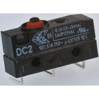 ZF Button Micro Switch Pre-Wired Terminal 10.1A 250V ac SPDT IP6K7 DC2C-K9AA