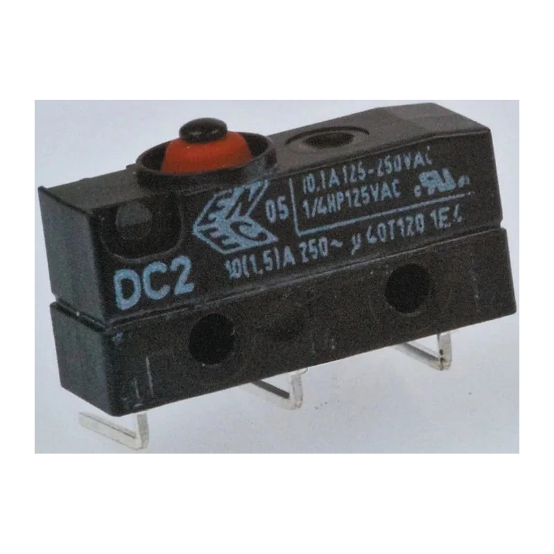 ZF Button Micro Switch Pre-Wired Terminal 10.1A 250V ac SPDT IP6K7 DC2C-K9AA