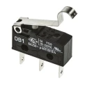 ZF Simulated Roller Lever Micro Switch, Tab Terminal, 6A, 250 V AC, SPDT, IP50 DB1C-B1SC
