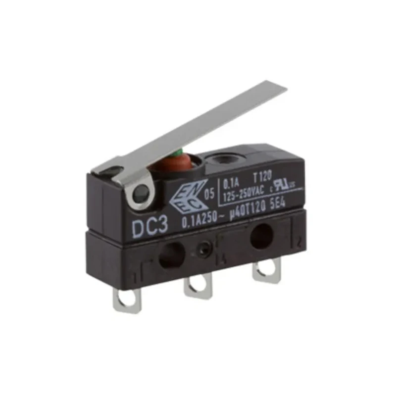 ZF Short Lever Micro Switch, Solder Terminal, 100mA, 250 V AC, SPDT Contact Configuration, IP6K7 Protection DC3C-A1LB