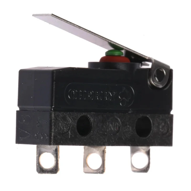 ZF Short Lever Micro Switch, Solder Terminal, 100mA, 250 V AC, SPDT Contact Configuration, IP6K7 Protection DC3C-A1LB