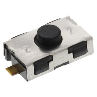 C & K IP50 Black Tactile Switch Button 0.8 mm SPST 50mA 32 V dc Surface Mount KSR222G LFS