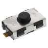 C & K IP50 Black Tactile Switch Button 0.8 mm SPST 50mA 32 V dc Surface Mount KSR222G LFS