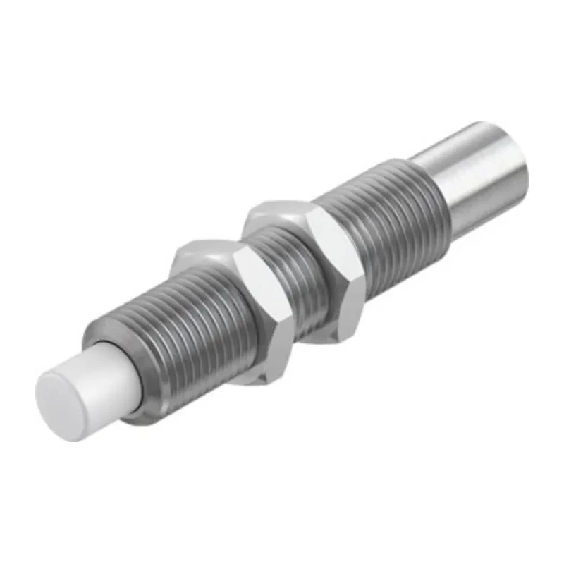 Festo Shock Absorber M10 x 1 Thread Size, 35.2 mm Body Length, 5 mm Stroke Length, 45.2 mm Overall Length, DYSS DYSS-7-5-Y1F