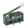 ZF Roller Lever Micro Switch with Solder Terminal, 100mA, 250V AC, SPDT, IP50 DB3C-A1RC