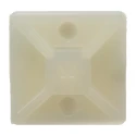 RS PRO Natural Cable Tie Mount Polyamide 66 4.6 mm x 19.5 mm x 19.5 mm 204-0243