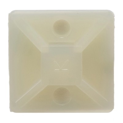 RS PRO Natural Cable Tie Mount Polyamide 66 4.6 mm x 19.5 mm x 19.5 mm 204-0243