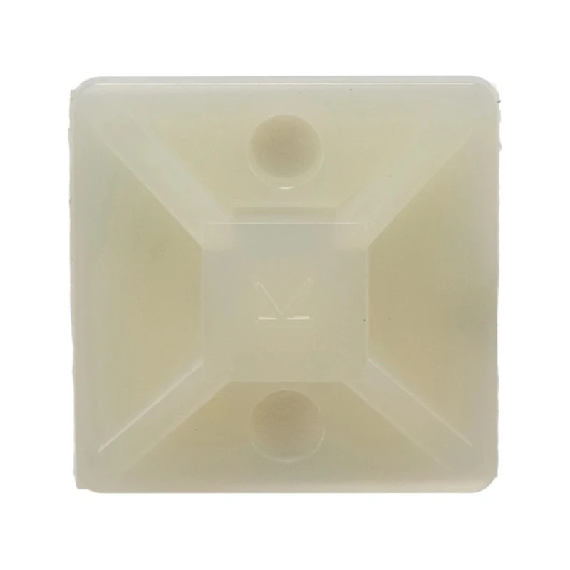 RS PRO Natural Cable Tie Mount Polyamide 66 4.6 mm x 19.5 mm x 19.5 mm 204-0243
