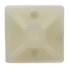 RS PRO Natural Cable Tie Mount Polyamide 66 4.6 mm x 19.5 mm x 19.5 mm 204-0243