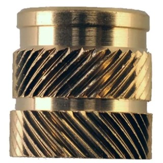 RS Pro Brass Threaded Insert Flush Sub Type M4 Size 6.3 mm Diameter 5.6 mm Fixing Hole Diameter 8.2 mm Depth 204-0617