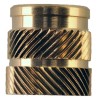 RS Pro Brass Threaded Insert Flush Sub Type M4 Size 6.3 mm Diameter 5.6 mm Fixing Hole Diameter 8.2 mm Depth 204-0617