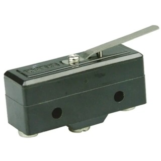 ZF Leaf Lever Micro Switch, Screw Terminal, SPDT, 20A, 250V AC, Phenolic Case, Stainless Actuator GPTCLR01