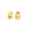 RS Pro Brass Flanged Threaded Insert M5, 7.9 mm Flange Diameter, 6.4 mm Fixing Hole Diameter, 9.5 mm Depth 204-0622