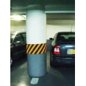RS PRO Black, Yellow Impact Protector 1m Length x 300mm Width x 20mm Thickness Nitrile Rubber 204-1809
