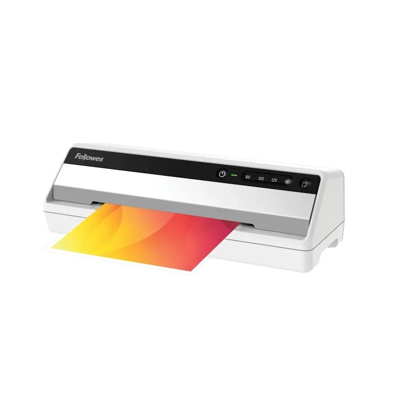 Fellowes Saturn A4 Hot Laminator Silver Black Laminating Width 320mm 250μm 1.7kg 1min Warm-up 5724901